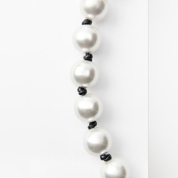 ZARA PACK OF 2 FAUX PEARL NECKLACES - Picture 4 of 6
